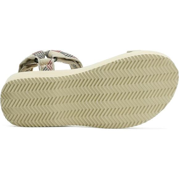 Women's Platform Sandals Casual Wedge Adjustable Velcro Arch Support Heeled - Picture 5 of 7